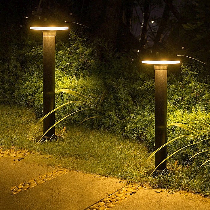 Stalp IP65, LED 12W, 1368lm - 50 000 ore, iluminat gradina, LED Market, BL2039, Corp Negru [2]