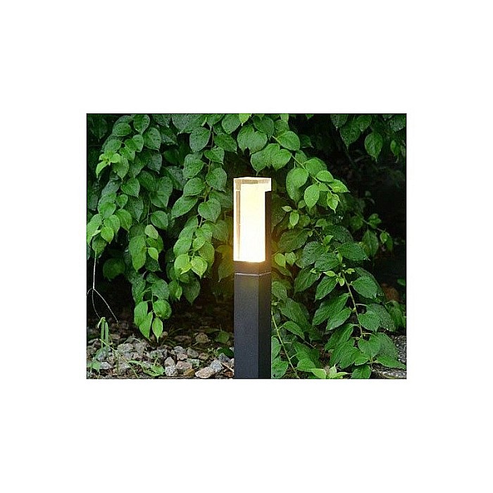 Stalp IP65, LED 7W, 798lm - 50 000 ore, iluminat gradina, LED Market, A042-2, Corp Negru [2]