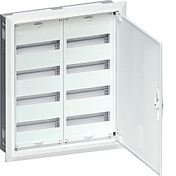Tablou electric metalic, 96 module, 4X24, incastrat, Hager, Univers, IP30, FWU42S [1]
