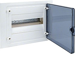 Tablou încastrat golf, 1R/12M, ușă transparentă - HAGER [1]