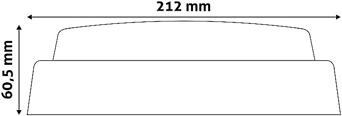 (Titania-O) Aplica perete Oval IP54 14W NW Negru [5]