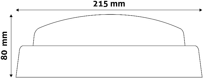 (Titania-R) Aplica perete rotunda IP54 14W NW Negru [4]