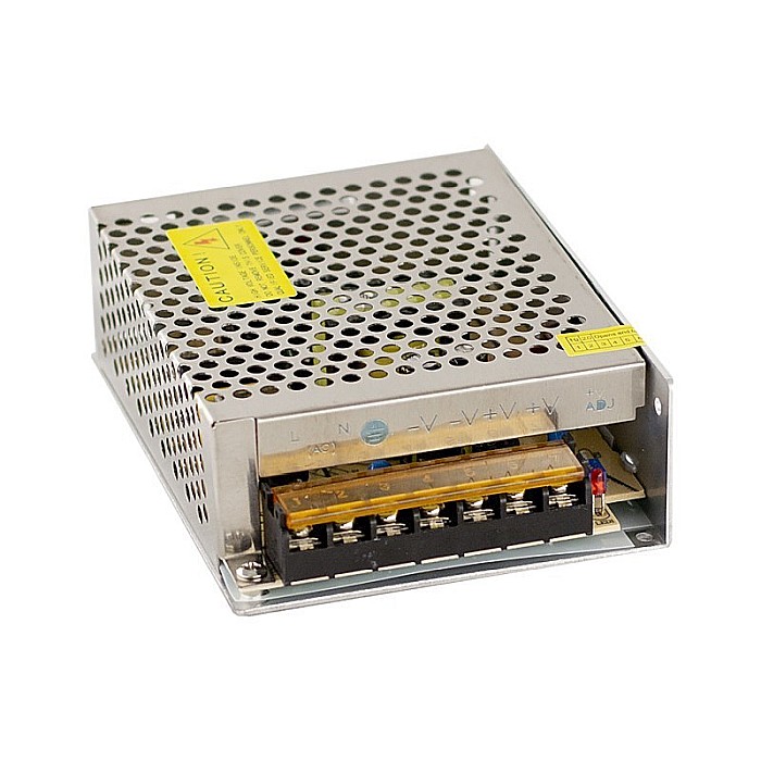 Transformator camere IP 100W/8.3A, 230V - 12VDC, LED Market, PS100-W1V12 IP20 [2]