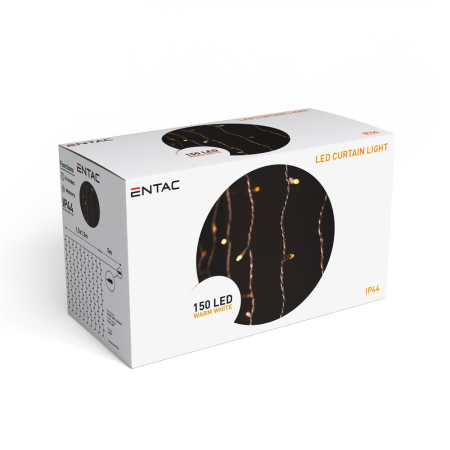 Iluminat decorativ de Craciun - Perdea luminoasa 1.5x1.5 m 8 Functii IP44