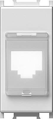 Black Friday - Adaptor pt priza date+prot praf TEM ALB 1M, Set 10 buc