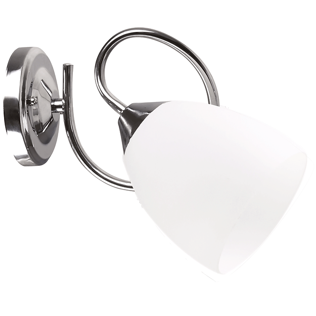 Aplice interioare - Aplica Alia Alb+Crom 1xE27 60W