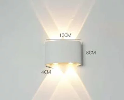 Aplice interioare - Aplica LED de fatada alb 4W