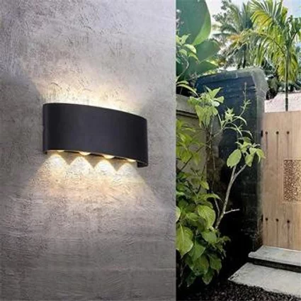 Aplice interioare - Aplica LED de fatada negru 8W
