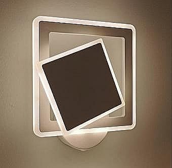 Aplice interioare - Aplica LED de perete 3 functii cu intrerupator alba 30W