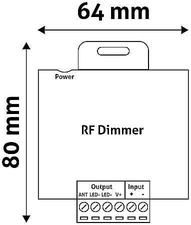 Iluminat banda LED - Banda LED 12V 144W - Dimmer Keys Remote and Controller