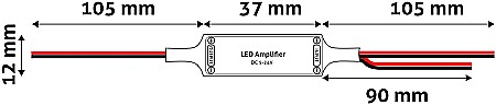 Iluminat banda LED - Banda LED 12V 144W - Dimmer Mini Amplifier