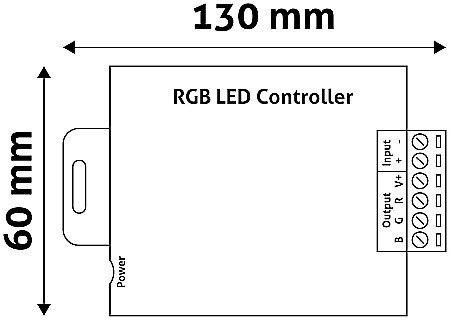 Iluminat banda LED - Banda LED 12V 216W RGB Keys Remote and Controller