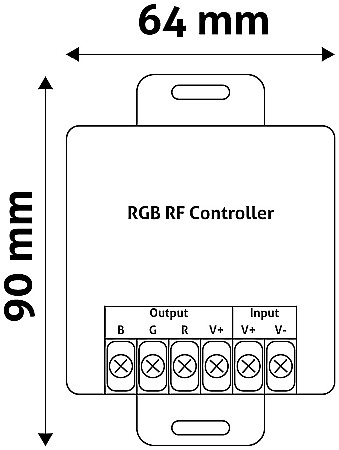 Iluminat banda LED - Banda LED 12V 432W RGB Keys Remote and Controller