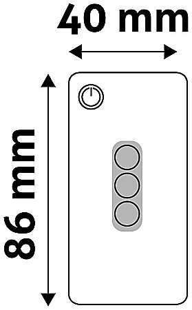 Banda LED 12V 48W - Dimmer Keys Remote and Controller [1]