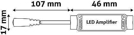 Iluminat banda LED - Banda LED 12V 72W RGB Mini Amplifier