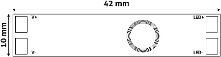 Iluminat banda LED - Banda LED 12V 96W Profil Aluminiu Mini Controller button