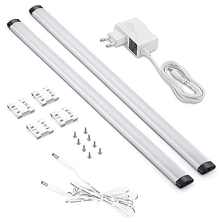 Banda LED Cabinet Light 5W 66LED  + Sensor 2x50cm