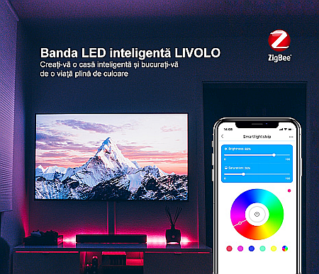 Banda LED Smart 2m, WiFi, 5050 RGB [1]