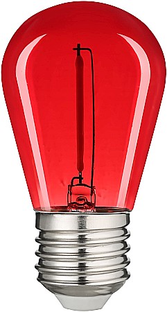 Becuri LED Decor - Bec LED decor cu filemant  Rosu