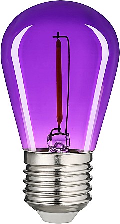 Becuri LED Decor - Bec LED decor cu filemant  Violet