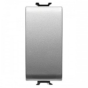 Gewiss Chorus - Buton cu revenire 1P ND 16A 1 modul CH/Gri Titan