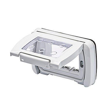 Gewiss System - Capac cu rama si suport 4 module IP55 SY/Gri
