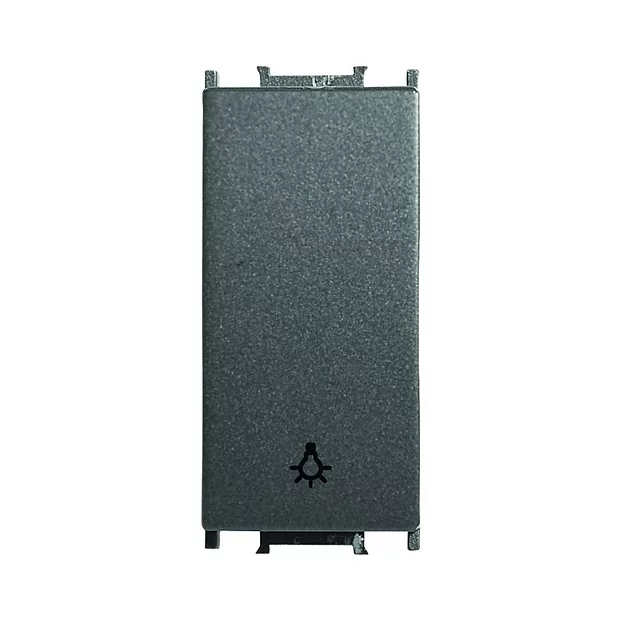 Prize si intrerupatoare - Capac intrerupator revenire simbol "BEC" 1M 16AX 250V negru