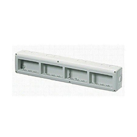 Gewiss System - Carcasa aparenta pentru 16 module (4x4) orizontal IP40 SY/Gri