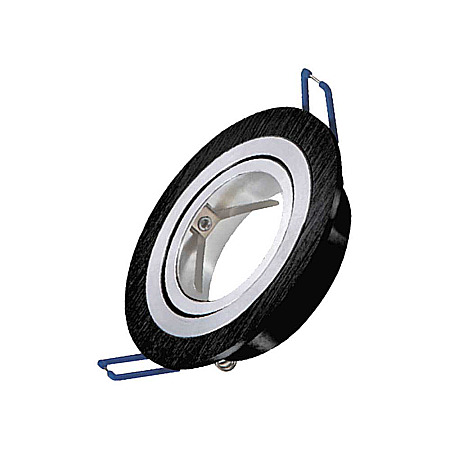 Corpuri de iluminat - Carcasă rotundă ptr. GU10/GU5.3 SPOTTI-S negru