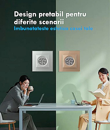 Ceas de perete, 2M negru [2]