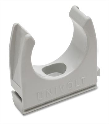 Tuburi flexibile si rigide - clema fixare tub 16mm gri deschis D-CL-16-PROFI