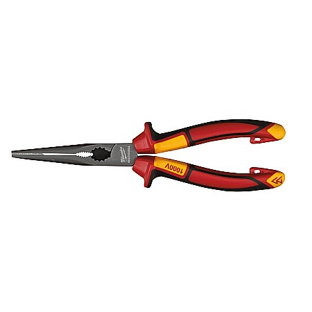 Scule si accesorii - CLESTE VDE CU VARF LUNG ROTUND SI TAIS 205MM Milwaukee 4932464564
