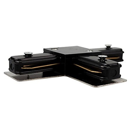 Uncategorized - Conector 2x90° WJ-DL-2T compatibil doar cu sina monofazata proiector Negru WJ-D02