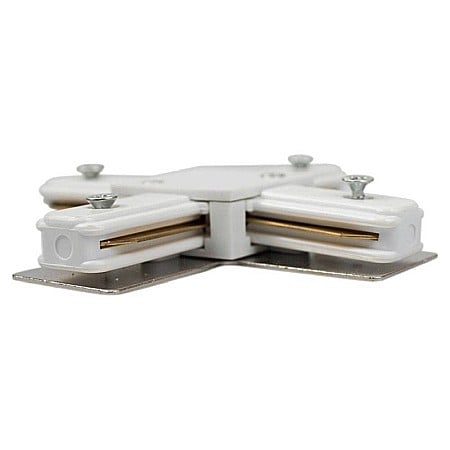 Uncategorized - Conector 4x90° WJ-XC03 compatibil doar cu sina monofazata proiector Alb WJ-D02