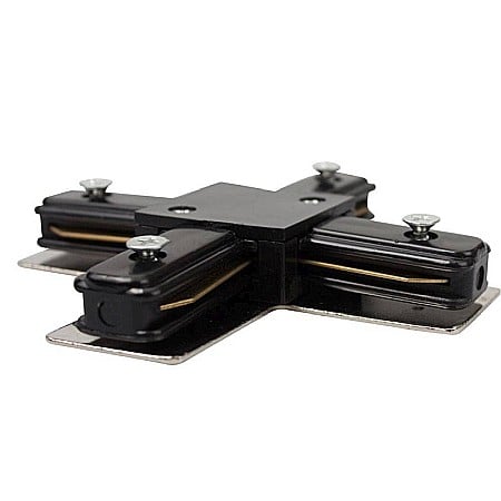 Uncategorized - Conector 4x90° WJ-XC03 compatibil doar cu sina monofazata proiector Negru WJ-D02