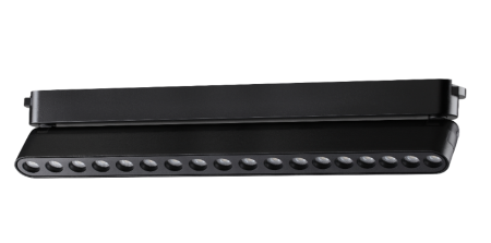 Sina Magnetica Slim LIMBO - Corp iluminat linear cu grila, reglabil pentru sina slim Limbo Negru