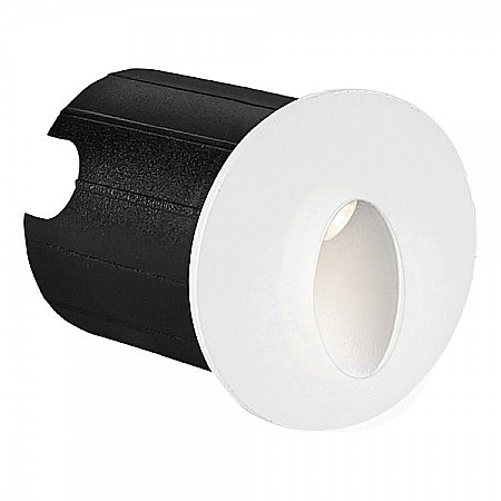 Corpuri de iluminat - CORP LED INCASTRAT 2W 130lm 3000K VECTORA ALB IP65