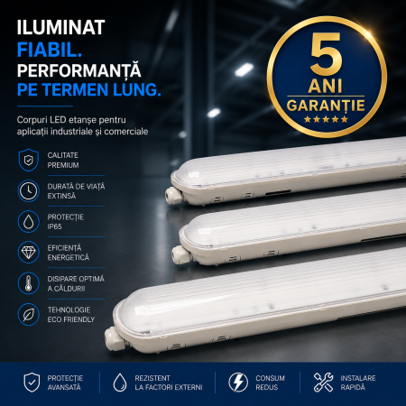 Corp Liniar LED Waterproof 120 cm 40W 6000K