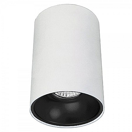 Plafoniere - CORP PT 1xGU10 / G5.3 IP20 ALB + NEGRU TETRA PR