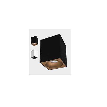 Plafoniere - CORP PT 1XGU10 PATRAT NEGRU REFLECTOR NEGRU BETA-SS