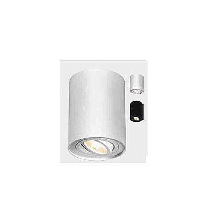Plafoniere - CORP PT  1xGU10 ROTUND  ALB + NEGRU GAMA-SR