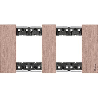 Btcino Living Now - COVER PLATE 2 GANGS COPPER Living Now