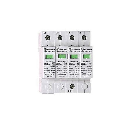 Descarcatoare supratensiune - Descarcator de protectie tipul 2, 4 varistoare, fără semnalizare la distanță 7P.25.8.275.0020-Finder