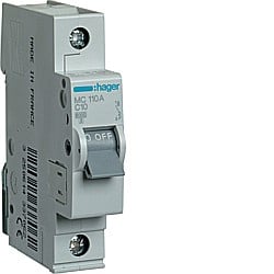 Siguranta Curba C - Disjunctor 10A, 1P, 6kA, C