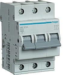 Siguranta Curba B - Disjunctor 13A, 3P, 6kA, B