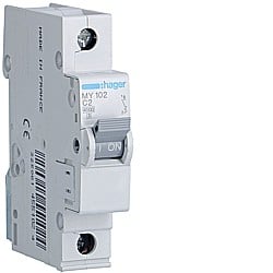 Siguranta Curba C - Disjunctor 1A, 1P, 4,5kA, C