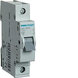 Siguranta Curba C - Disjunctor 20A, 1P, 6kA, C