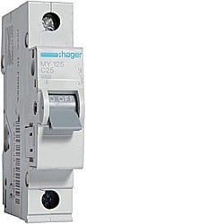 Siguranta Curba C - Disjunctor 25A, 1P, 4,5kA, C