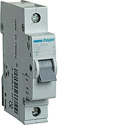 Siguranta Curba C - Disjunctor 25A, 1P, 6kA, C