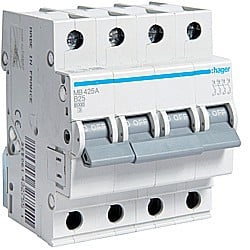Black Friday - Disjunctor 25A, 4P, 6kA, B